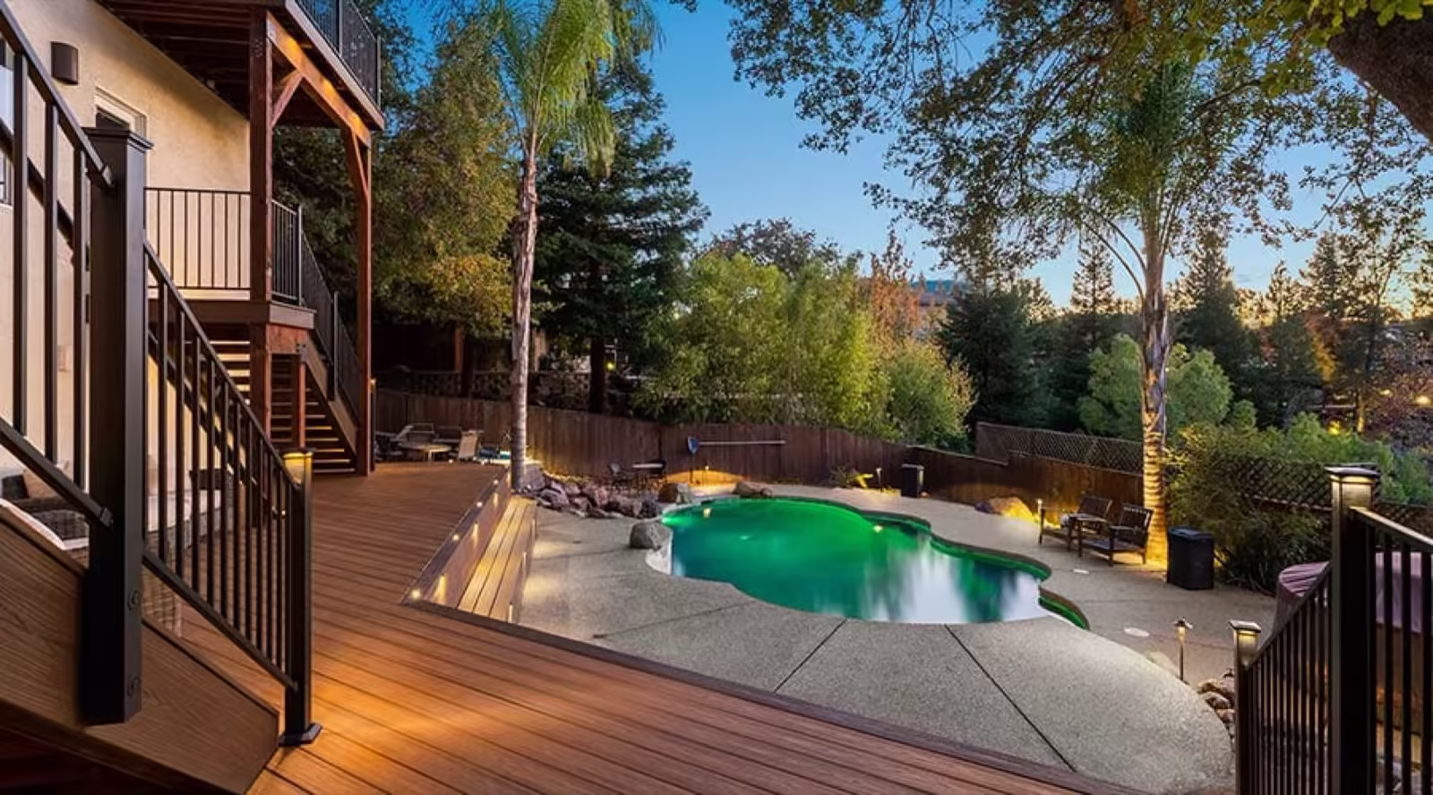 Star Vista deck project built by Stone Ridge Decking