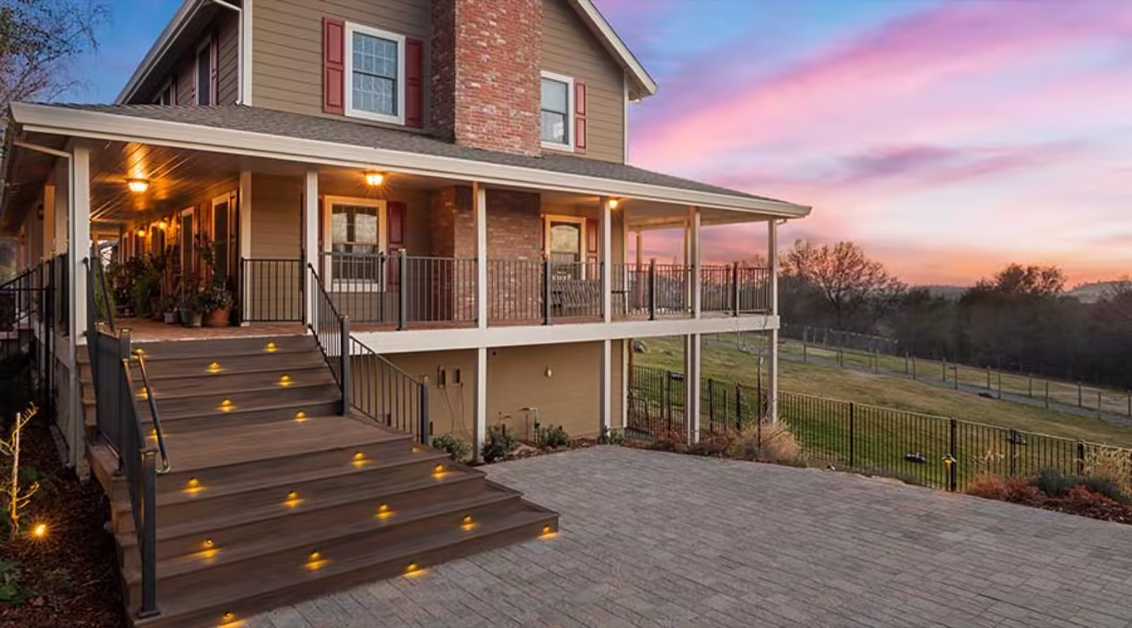Sweet rd deck project built by Stone Ridge Decking